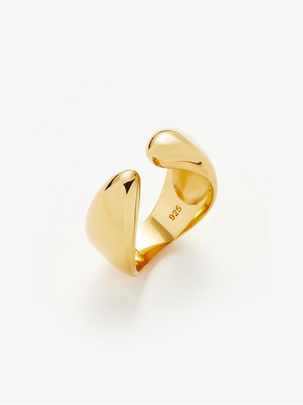 Missoma Savi Sculptural Open Stacking Ring - Size 5.5